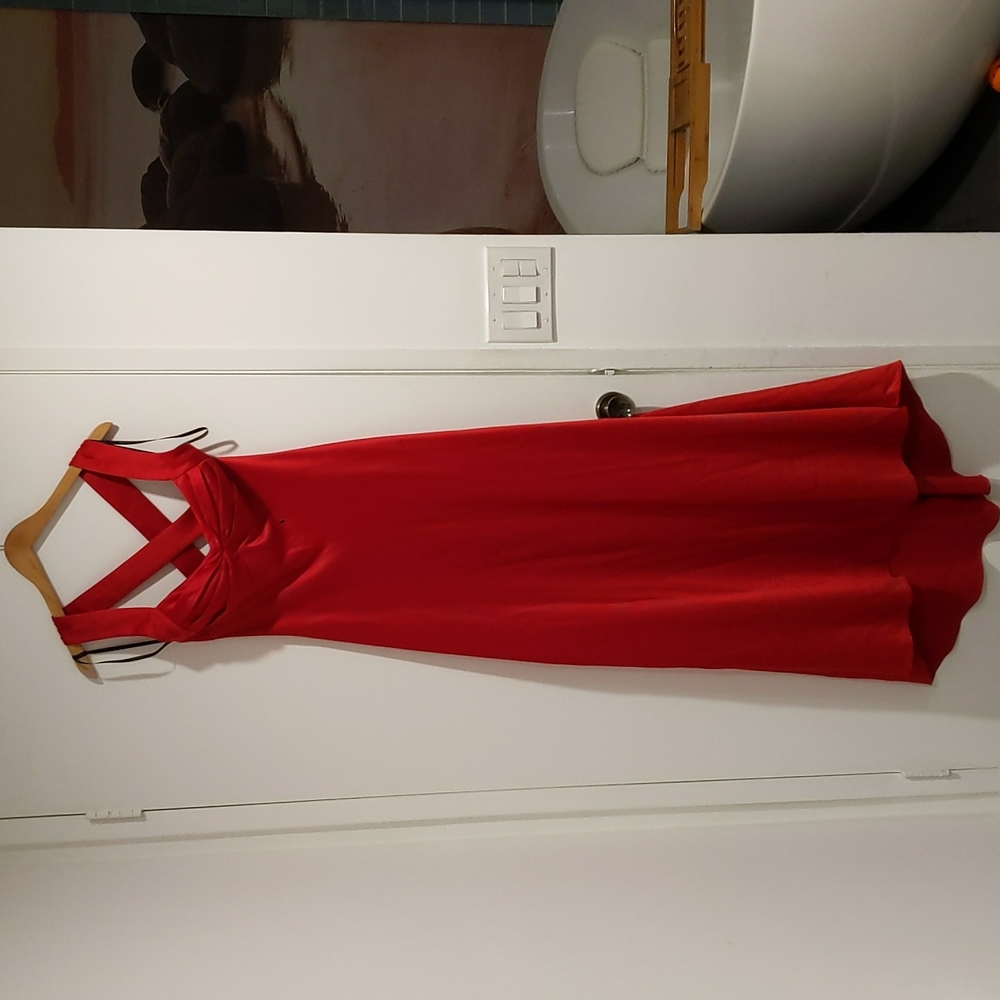 Calvin Klein size 6 formal satin gown